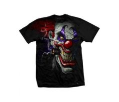 tričko Darkside Clown (men´s t-shirt) Dark Goth Anime T shirts