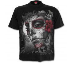 tričko Spiral Skull Roses (men´s t-shirt)