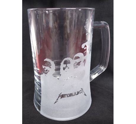 Pivný krígeľ METALLICA - Band (Beer mug glass)