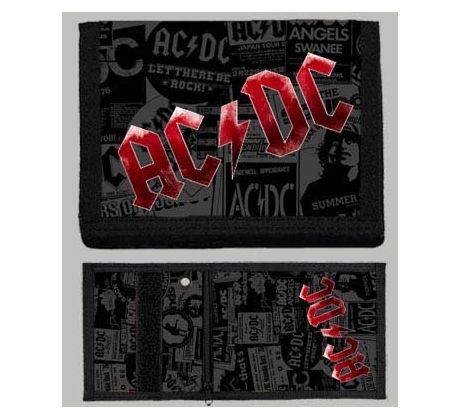 AC/DC - Newspaper (wallet/ peňaženka) CDAQUARIUS.COM Rock Shop