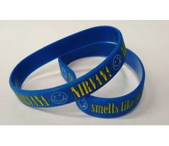 Nirvana - Smells Like Spirit / Blue (bracelet/náramok)