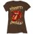 Rolling Stones - Tongue & Stars (Brown) - Dámske tričko
