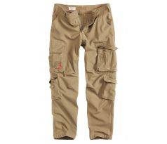 SURPLUS Airborne Slimmy Trousers BEIGE (nohavice kapsáče) I CDAQUARIUS.COM