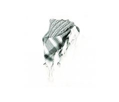 Arafat scarf - White & Black (šatka) I CDAQUARIUS.COM Rock Shop