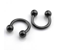 Body Piercing - Septum - Gulička 3mm - BLACK Podkovička I CDAQUARIUS.COM Rock Shop