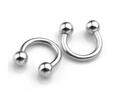 Body Piercing - Septum - Gulička 3mm - SILVER Podkovička I CDAQUARIUS.COM Rock Shop