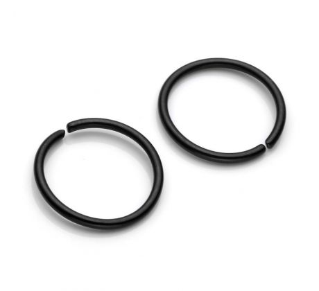 Body Piercing - Nose ring 0,8mm - BLACK krúžok do nosa I CDAQUARIUS.COM Rock Shop