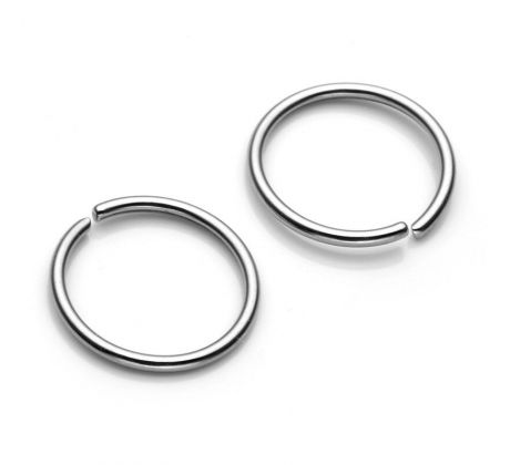 Body Piercing - Nose ring 0,8mm - SILVER krúžok do nosa I CDAQUARIUS.COM Rock Shop