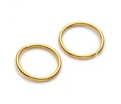 Body Piercing - Nose ring 0,8mm - GOLD krúžok do nosa I CDAQUARIUS.COM Rock Shop