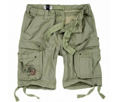 SURPLUS Airborne Vintage Cargo Shorts OLIVE LIGHT (kapsáče krátke) I CDAQUARIUS.COM