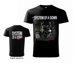Tričko System Of A Down – Toxicity – Gas Mask (t-shirt)