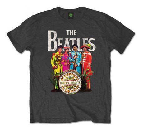 Tričko Beatles - Sgt. Pepper´s (Charcoal) (t-shirt)