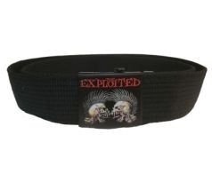 opasok Exploited - Fuck To System (canvas belt)