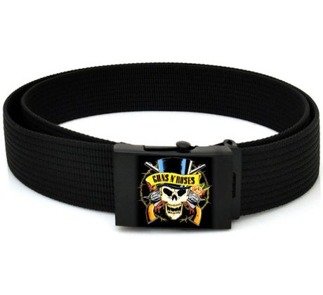 opasok Guns N Roses - Skull (canvas belt)