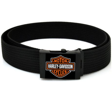 opasok Harley Davidson - Logo (canvas belt)