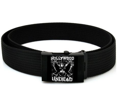 opasok Hollywood Undead - Logo (canvas belt)