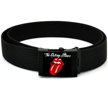 opasok Rolling Stones - Logo (canvas belt)