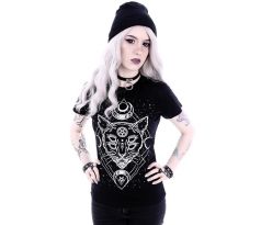 Dámske tričko Goth - Galaxy Cat (Women´s t-shirt)
