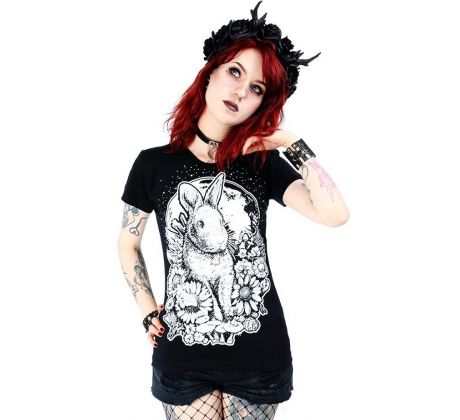 Dámske tričko Goth - Moon Bunny (Women´s t-shirt)