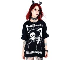 Dámske tričko Goth Oversized - Dead Inside (Women´s t-shirt)