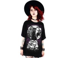 Dámske tričko Goth Oversized - Morbid Cat (Women´s t-shirt)