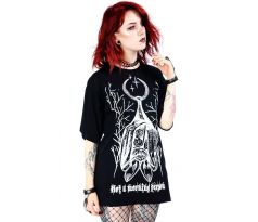 Dámske tričko Goth Oversized - Not A Morning Person (Women´s t-shirt)