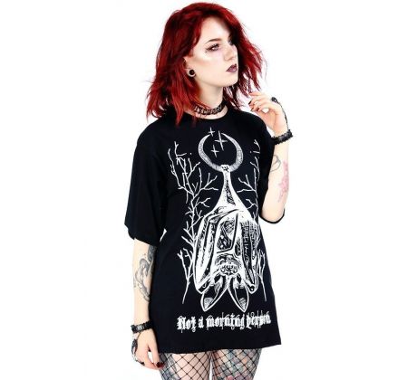 Dámske tričko Goth Oversized - Not A Morning Person (Women´s t-shirt)