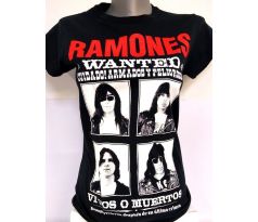 Tričko dámske Ramones - Wanted (Women´s t-shirt)