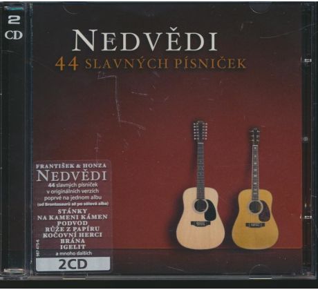 Nedvědi - 44 Slavných písniček - Best Of I. (2CD) audio CD album