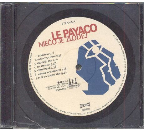 Le Payaco - Niečo Je Zlodej (CD) audio CD album
