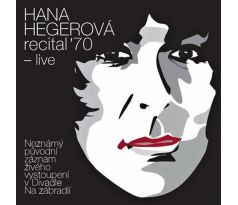 Hegerová Hana - Recitál 70 Live (2CD) audio CD album