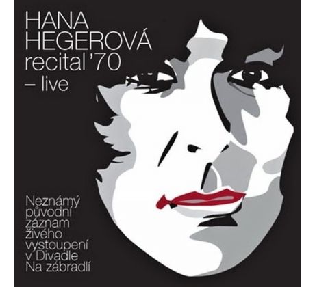 Hegerová Hana - Recitál 70 Live (2CD) audio CD album