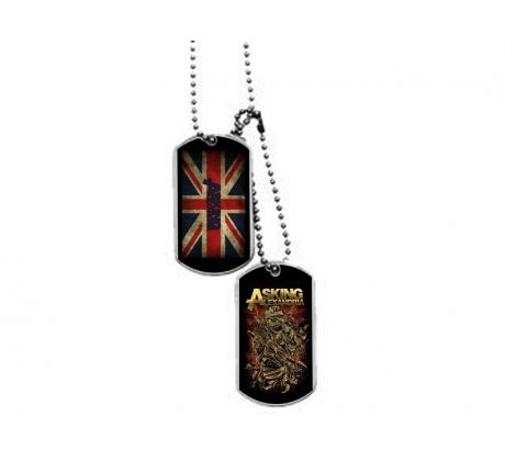 Asking Alexandria – UK Flag / Mummy (Dog Tag) vojenská známka na krk