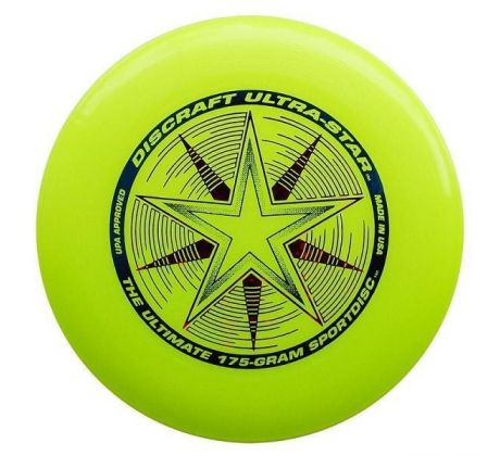 DISCRAFT Ultra-Star Yellow (ultimate frisbee)