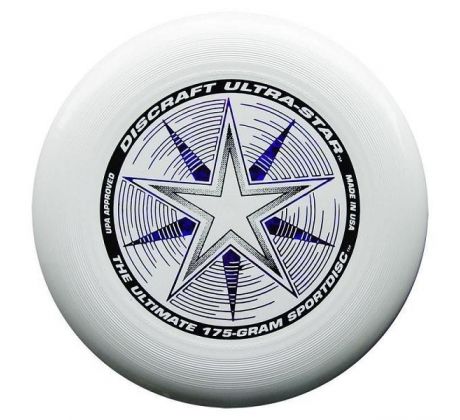 DISCRAFT Ultra-Star White (ultimate frisbee)