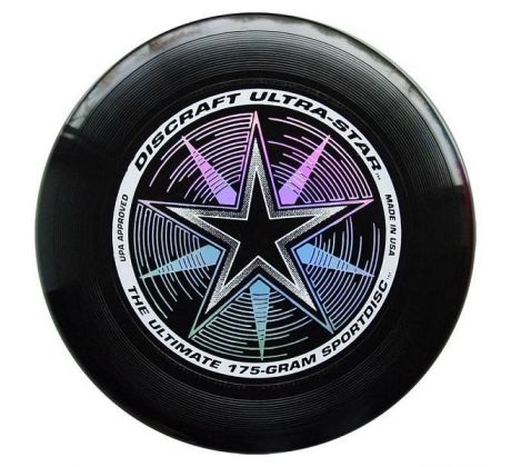 DISCRAFT Ultra-Star Black (ultimate frisbee)