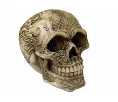Lebka - Skull 9x12x10cm (gothic) ozdobné gotické poháre, figúrky a lebky
