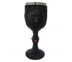 Pohár - motív VLK - Night Wolf Goblet - 19.5cm (gothic) ozdobné gotické poháre, figúrky a lebky