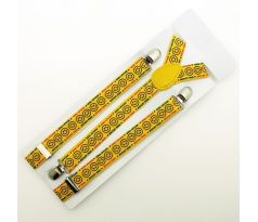 Traky 25mm - Smiley Faces (3 clip fashion braces)