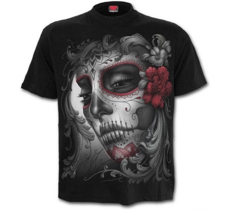 tričko Spiral Skull Roses (men´s t-shirt)