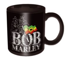 Marley Bob - Rasta - Black  (mug/ hrnček)