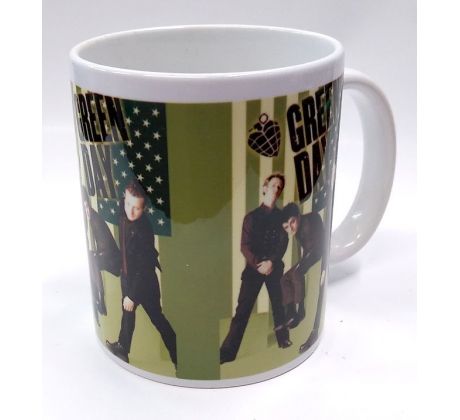 Green Day - American Idiot green (mug/ hrnček) I CDAQUARIUS.COM Rock Shop