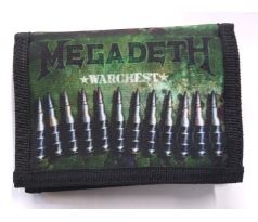 Megadeth - Warchest (wallet/ peňaženka) CDAQUARIUS.COM Rock Shop