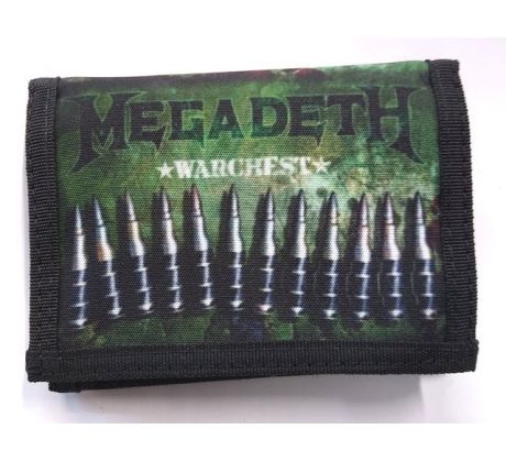 Megadeth - Warchest (wallet/ peňaženka) CDAQUARIUS.COM Rock Shop
