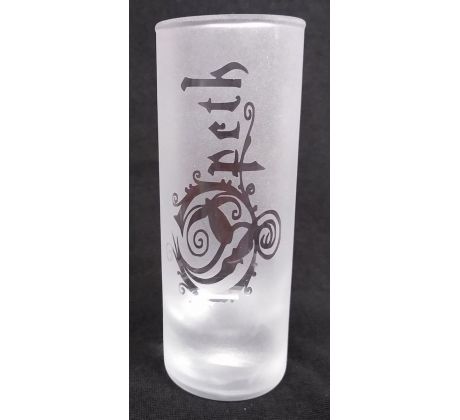 Opeth (shot glass/ poldecák) CDAQUARIUS.COM Rock Shop