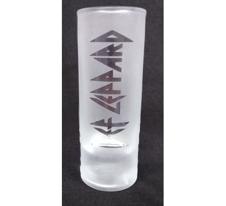 Def Leppard (shot glass/ poldecák) CDAQUARIUS.COM Rock Shop