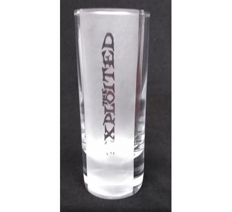 Exploited (shot glass/ poldecák) CDAQUARIUS.COM Rock Shop