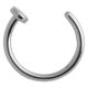 Body Piercing - Fake Septum - SILVER (polokrúžok/ nosovka) I CDAQUARIUS.COM