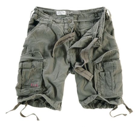 SURPLUS Airborne Vintage Cargo Shorts OLIVE (kapsáče krátke) I CDAQUARIUS.COM