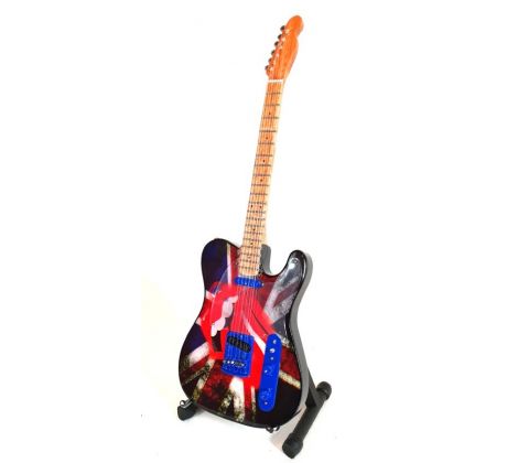 Mini Gitara Rolling Stones – Keith Richards – Uk & Tongue (mini guitar)